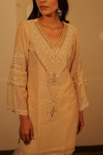 Tissue Chanderi coord set