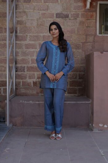 Blue Tissue Co-ord set