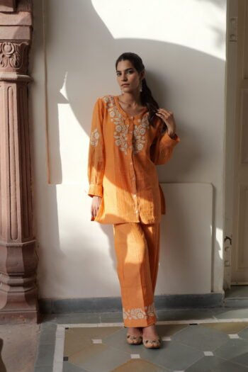 Orange Tissue Co-ord set