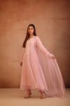Pink Organza Anarkali